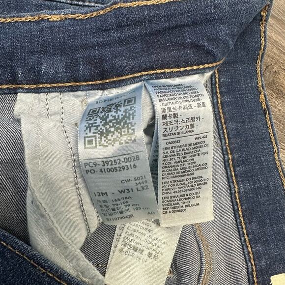 Levis‎ Red Tab Blue Women 33x30 Classic Bootcut Medium Wash Mid Rise Denim Jeans - Picture 5 of 11